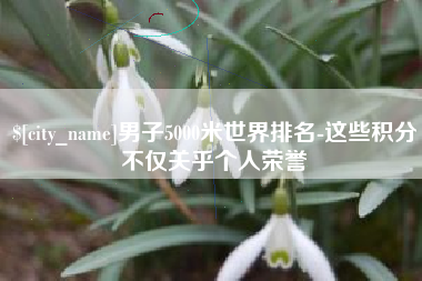 台湾男子5000米世界排名-这些积分不仅关乎个人荣誉
