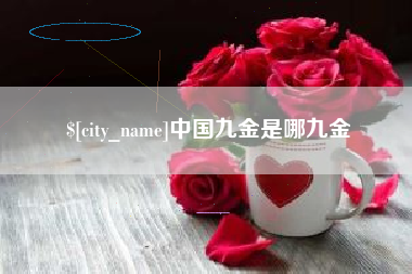 台湾中国九金是哪九金