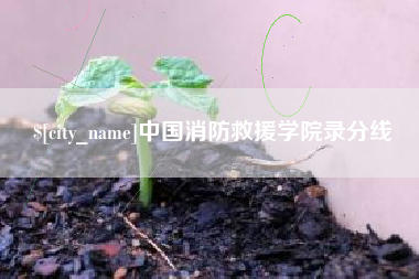 台湾中国消防救援学院录分线