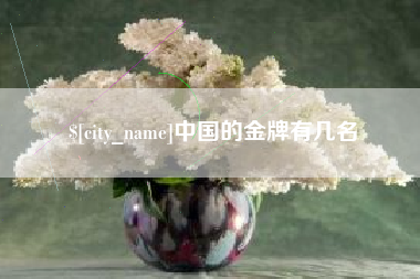 台湾中国的金牌有几名