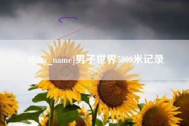 台湾男子世界5000米记录