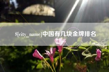 台湾中国有几块金牌排名