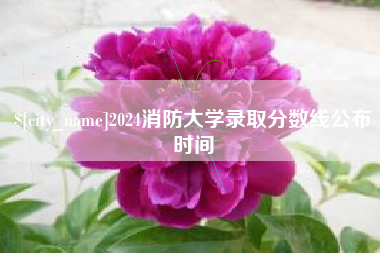 台湾2024消防大学录取分数线公布时间