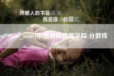 台湾中国消防救援学院 分数线