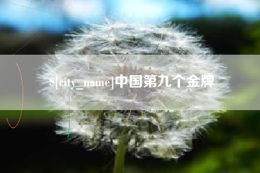 台湾中国第九个金牌