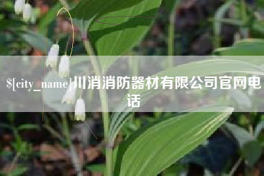 台湾川消消防器材有限公司官网电话