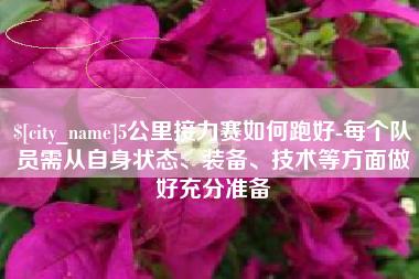 台湾5公里接力赛如何跑好-每个队员需从自身状态、装备、技术等方面做好充分准备