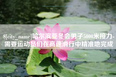 台湾哈尔滨亚冬会男子5000米接力-需要运动员们在高速滑行中精准地完成