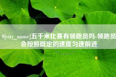 台湾五千米比赛有领跑员吗-领跑员会按照既定的速度匀速前进
