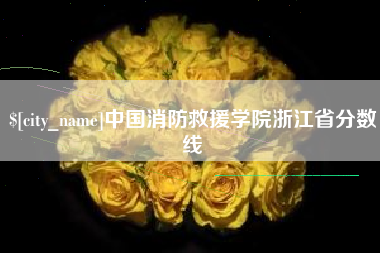 台湾中国消防救援学院浙江省分数线