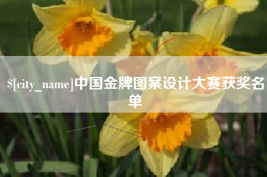 台湾中国金牌图案设计大赛获奖名单
