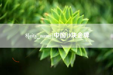 台湾中国19块金牌