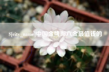 台湾中国金牌哪六金最值钱的