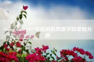 台湾2021中国消防救援学院录取分数