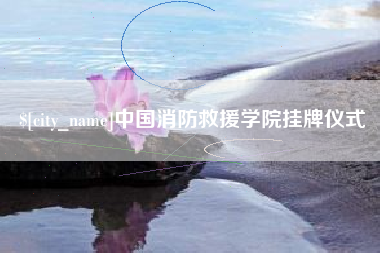台湾中国消防救援学院挂牌仪式