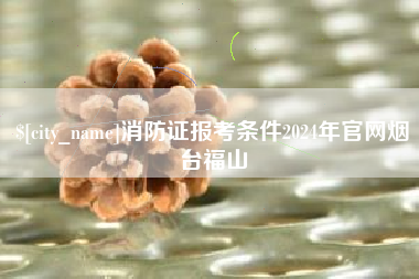 台湾消防证报考条件2024年官网烟台福山