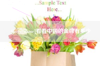 台湾看看中国的金牌有多少